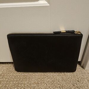 Madewell Black leather Wristlet